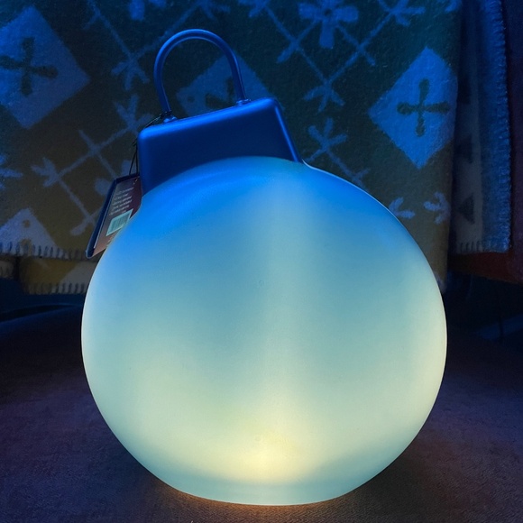 Mr. Christmas Blow Mold Ornament with Snowman - Picture 2 of 4